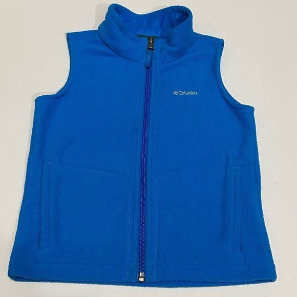 Columbia Sportswear Company | Blue Fleece Sleeveless Vest | Toddler Size 4T - Picture 1 of 7